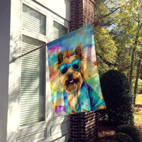 Cairn Terrier Hippie Dawg House Flag