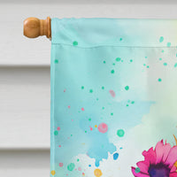 Cairn Terrier Hippie Dawg House Flag