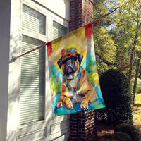 Cane Corso Hippie Dawg House Flag