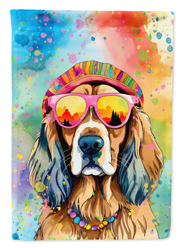 Cocker Spaniel Hippie Dawg Garden Flag