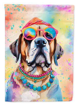 Mastiff Hippie Dawg House Flag