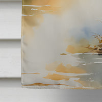 Blue Heron House Flag