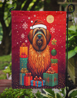 Briard Holiday Christmas Garden Flag