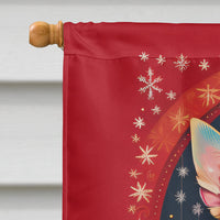 Chihuahua Holiday Christmas House Flag