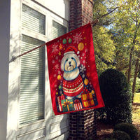 Coton De Tulear Holiday Christmas House Flag