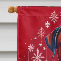 Dogue de Bordeaux Holiday Christmas House Flag