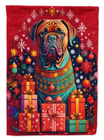 Dogue de Bordeaux Holiday Christmas House Flag