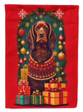 Field Spaniel Holiday Christmas House Flag