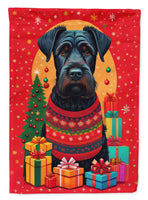 Giant Schnauzer Holiday Christmas House Flag