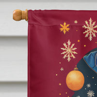 Greyhound Holiday Christmas House Flag