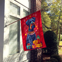 Kerry Blue Terrier Holiday Christmas House Flag