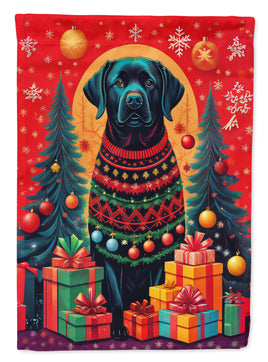 Labrador Retriever Holiday Christmas House Flag