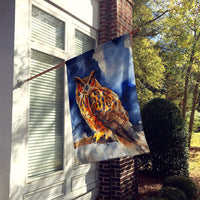 Eurasian Eagle Owl House Flag