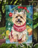 Cairn Terrier Christmas Garden Flag
