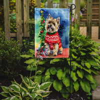 Cairn Terrier Christmas Garden Flag