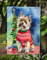 Cairn Terrier Christmas Garden Flag
