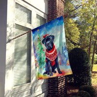 Cane Corso Christmas House Flag