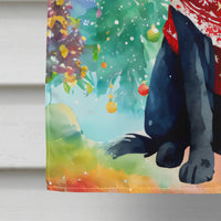 Cane Corso Christmas House Flag