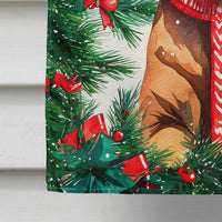 Cane Corso Christmas House Flag