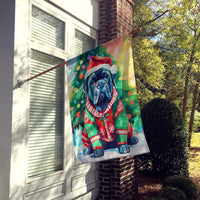Cane Corso Christmas House Flag
