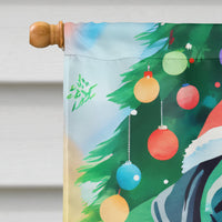 Cane Corso Christmas House Flag