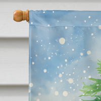 Chesapeake Bay Retriever Christmas House Flag