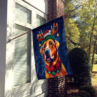 Chesapeake Bay Retriever Christmas House Flag