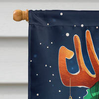 Chesapeake Bay Retriever Christmas House Flag