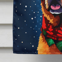 Chesapeake Bay Retriever Christmas House Flag