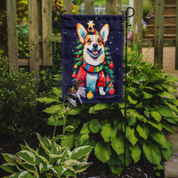 Corgi Christmas Garden Flag