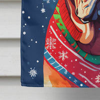 Dogue de Bordeaux Christmas House Flag