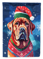 Dogue de Bordeaux Christmas House Flag