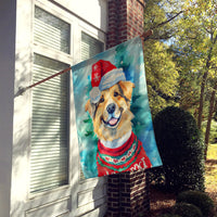 Finnish Lapphund Christmas House Flag