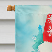 Finnish Lapphund Christmas House Flag