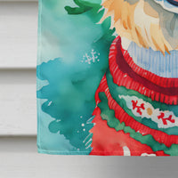 Finnish Lapphund Christmas House Flag
