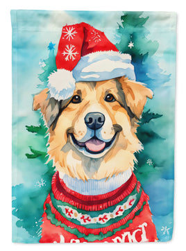 Finnish Lapphund Christmas House Flag