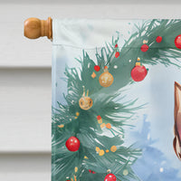 Lancashire Heeler Christmas House Flag