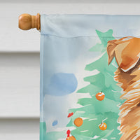 Norfolk Terrier Christmas House Flag