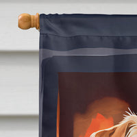 Norfolk Terrier Christmas House Flag