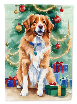 Nova Scotia Duck Toller Christmas House Flag