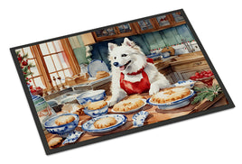 American Eskimo Christmas Cookies Doormat