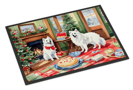 American Eskimo Christmas Cookies Doormat