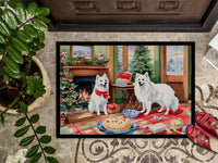 American Eskimo Christmas Cookies Doormat