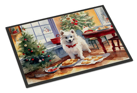 American Eskimo Christmas Cookies Doormat