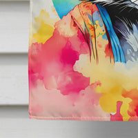 Hippie Animal Badger House Flag