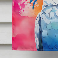 Hippie Animal Cockatoo House Flag