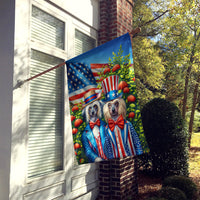All American Chinese Crested House Flag