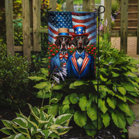 All American German Shorthaired Pointer Garden Flag