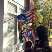 All American Wheaten Terrier House Flag