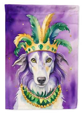 Borzoi King of Mardi Gras House Flag